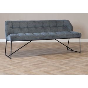 Bronx71® Scandinavische eetkamerbank Jelle antraciet 185 cm