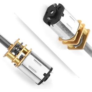 Micro-Elektrische Motor Met Snelheidsreductie Van Metaal - 12V N20 Motor - Lange Productieschacht M4 X 100 Mm - 6 V 200 Tpm .