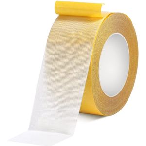 Multifunctionele Dubbelzijdige Tape - 50mm Breed Textiel Zwaar Uitgevoerd - Superkleverig - Thuis Kantoor School - 20m Lang