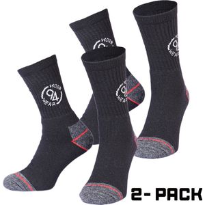 Premium Werksokken Wol - Maat 39-42 - 2-paar - Heren & Dames - 40% Wol - Thermo werksokken - Warme Voeten - 94Workwear