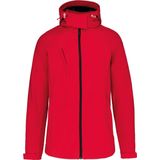Kariban - K414 - Softshell Jas - Red - Afneembare Capuchon
