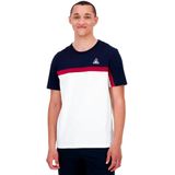 Le Coq Sportif - Tri Sp N°2 - T-shirt - Driekleurig - Korte Mouwen