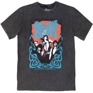 The Rolling Stones - Psych Montage Heren T-shirt - S - Grijs