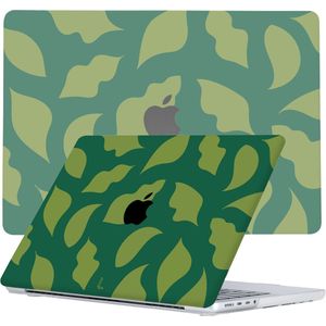 Lunso Geschikt voor MacBook Pro 14 inch (2021-2024) cover hoes - case - Autumn Leaves
