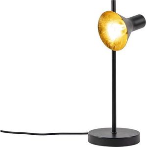 QAZQA magno - Moderne Tafellamp - 1 lichts - H 410 mm - Zwart Goud - Woonkamer | Slaapkamer