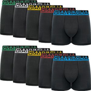 Boxershort Heren | 10-pack | Katoen | Maat L | Zwart | Ondergoed Heren | Onderbroeken Heren