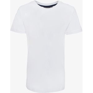 Unsigned basic jongens T-shirt wit - Maat 134/140