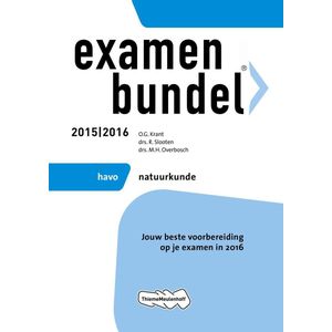 Examenbundel 2015/2016 Havo natuurkunde 2015/2016