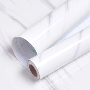 Wit Zelfklevend Contactpapier voor Keuken en Werkbladen - Waterdichte Vinyl Wrap