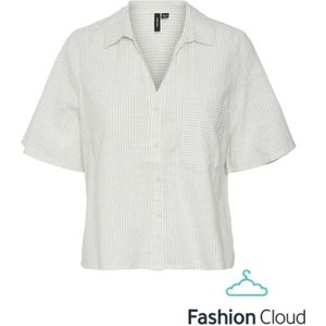 Vero Moda - Jily 2/4 - Overhemd - Blauw - Katoen