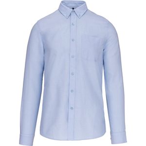 Kariban Heren Oxford overhemd lange mouwen K516 - Oxford Blue - L