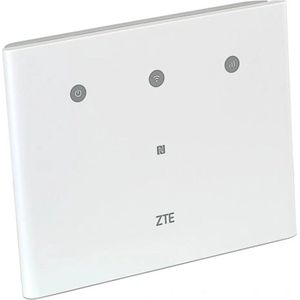 ZTE MF296R - Mifi router - 4G+ LTE router - met simkaartslot en 4 Gigabit ethernetpoorten - 300Mbps download en 50Mbps upload - 64 gebruikers