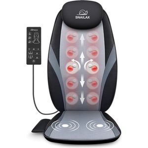 Shiatsu -Massage Stoel Kussen met Warmte - Transformeer elke stoel
