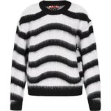 myMo - ROCKS - Trui - Zwart/Wit - Gestreept