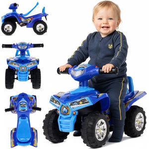 Kinderauto - Loopauto - Blauw - Geschikt Voor Binnen En Buiten