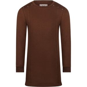 Koko Noko-Girls Dress ls-Brown