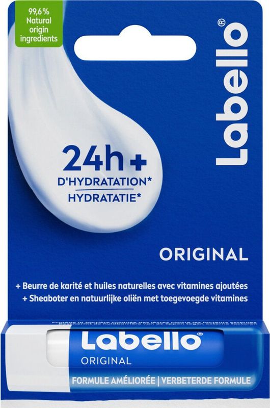 Labello Lippenbalsem Blister Original - 4 x - Voordeelverpakking
