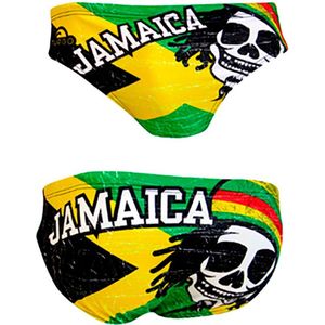 TURBO Jamaica Skull Vintage 2013 Waterpolo Zwemslip Heren - Multicolor - S