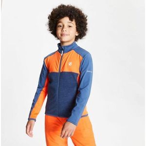 Dare2B, Except Core Strtch lichtgewicht Kinder Sportvest, Oranje/Blauw, Maat 116