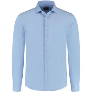 GENTS knit pique - Katoen - Lichtblauw - Maat EU38/S