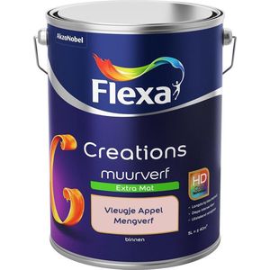 Flexa Creations Muurverf - Extra Mat - Mengkleuren Collectie - Vleugje Appel  - 5 liter