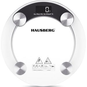 Digitale Personenweegschaal – Gehard Glas – LCD Display met Verlichting – 180kg Capaciteit – 0,2kg Nauwkeurig – Automatische Uitschakeling – Tarra-functie – Overbelasting & Batterij Indicatie