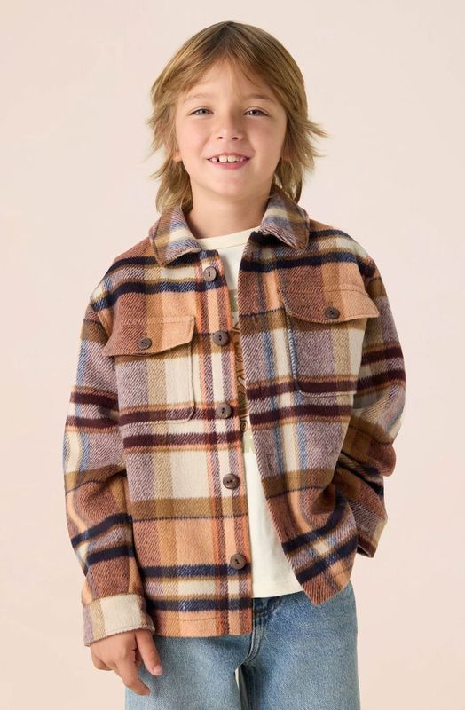 Sissy-Boy - Oranje geruit overhemd