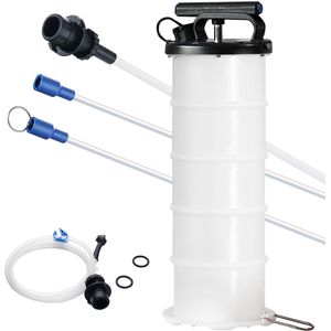 Vloeistofafzuiger, 1,74 Gallon (6,5 Liter), Handmatige Olieverversingspomp met Oliepeilstok En Slang voor VacuüMverwijdering Van Vloeistoffen Uit Voertuigen