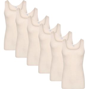 Beeren heren hemd - 6-pack - maat XXL - beige