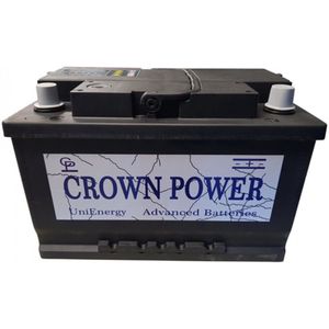 Crown start stop 70ah AGM accu