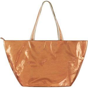 Strandtas / Shopper / Weekendtas Metallic Big - Oranje