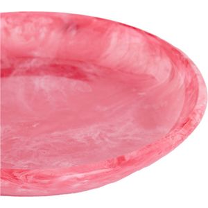 Decoratie Schaal dienblad Ø34x6 cm BELAWAN roze