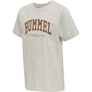 Hummel - Kinder Fast T-Shirt - Light Grey Melange - Korte Mouwen