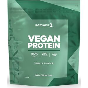 Body & Fit Vegan Protein Eiwitshake - Smooth Vanilla - Vegan Proteine Poeder - Plantaardige Eiwitshake - 990 gram (33 shakes)