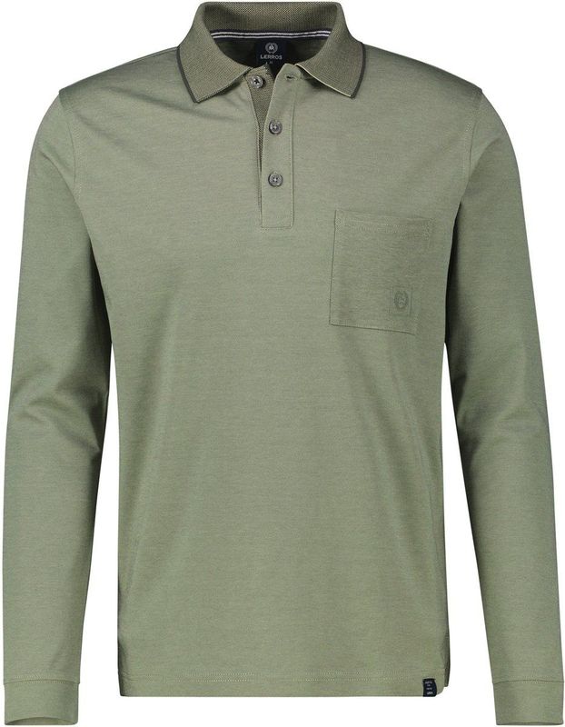 LERROS - Poloshirt - Olijfgroen