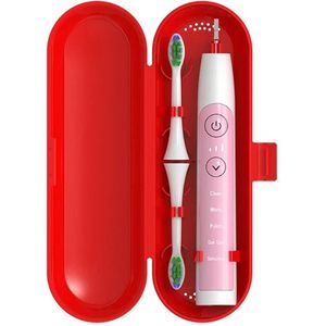Tandenborstel Koker - Reisetui Elektrische Tandenborstel - Geschikt voor Oral B - Universeel - Rood