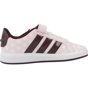 Adidas - Grand Court - Kinderschoenen - Wit - Synthetisch Bovenwerk