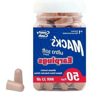 Ultra Soft Oordoppen - 50 paar - Beige (1 Pack)