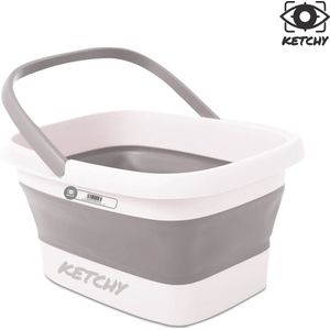 Ketchy | Voetenbaden voor Voetenbad | Producten | Pedicure | Zwembad | Voetbad | Geschikt voor Voetenbadzout en Voetenbadproducten | Voetbadje als Teil | Kunststof | Voetenbad | Ontspan je voeten | Opvouwbaar