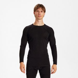 Engel Wollen ondershirt 7264-219 - Black - XS
