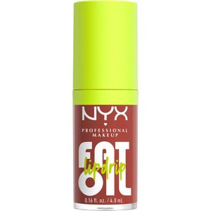 NYX Professional Makeup Fat Oil Lip Drip Lipgloss - Tot 12 uur hydratatie - Verrijkt met kruipbraamolie, framboosolie en squalaan -Splash Of Cream - 4.8 ml