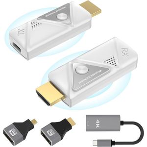 Draadloze HDMI-zender en ontvanger voor video en audio streaming naar monitor