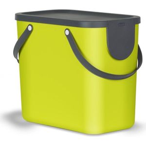 Rotho Albula Afvalscheidingsprullenbak - 25l - Lime groen