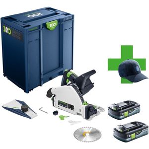Festool TSC 55 KEB-Basic 100Y Limited Edition accu invalcirkelzaag 18 / 36 V ( 2x 18 V ) 160 mm borstelloos + 2x accu 4.0 Ah + Systainer - zonder oplader