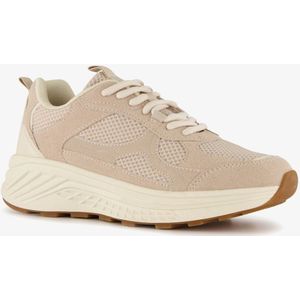 Blue Box dames dad sneakers beige - Maat 37 - Uitneembare zool