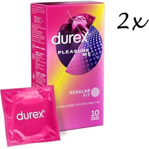 Durex Condooms Pleasure Me 10st x2