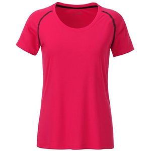 James and Nicholson Dames/Dames Sport T-Shirt (Helder Roze/Titaan)