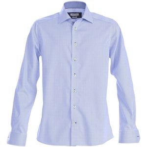 Strijkvrije Overhemden Harvest & Frost Slim Fit Red Bow 22 Heren | 41-42 L | blauw/wit gestreept