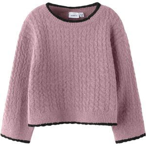 Gebreide Trui - Regular Fit - Ronde Hals - Lange Mouwen - Platgebreid