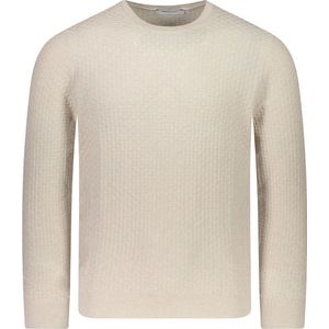 Gran Sasso Trui Beige Beige Regular Fit - Maat XXL - Mannen - Lente/Zomer Collectie - Katoen